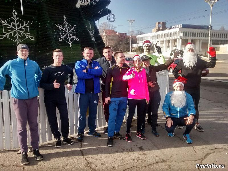 Новогодний забег клуба RunTiras в Приднестровье